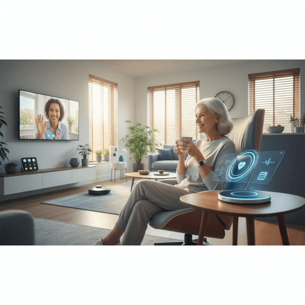 Modern Tech Enhances Senior Independent Living Safely